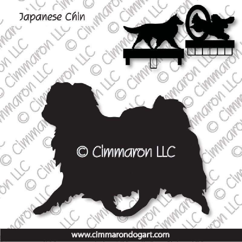j-chin002ls - Japanese Chin Gaiting MACH Bars-Rosette Bars