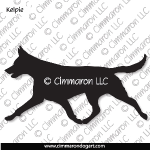 kelpie002d - Kelpie Gaiting Decal