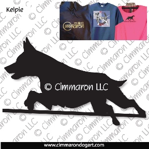 kelpie004t - Kelpie Jumping Custom Shirts