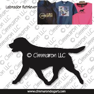 lab002t - Labrador Retriever Gaiting Custom Shirts
