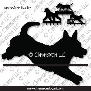 lh005h - Lancashire Heeler Jumping Leash Rack