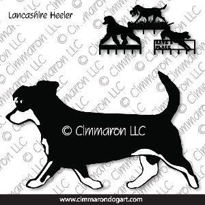 lh008h - Lancashire Heeler-Drop Eared Gaiting 2 Leash Rack