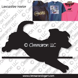 lh010t - Lancashire Heeler-Drop Eared Jumping Custom Shirts