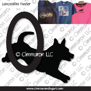 lh004t - Lancashire Heeler Agility Custom Shirts