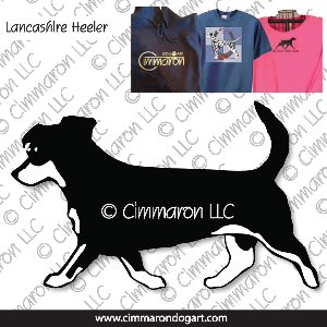 lh008t - Lancashire Heeler-Drop Eared Gaiting 2 Custom Shirts