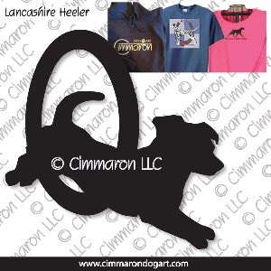 lh009t - Lancashire Heeler-Drop Eared Agility Custom Shirts