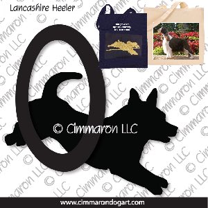 lh004tote - Lancashire Heeler Agility Tote Bag