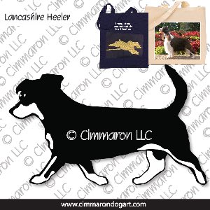 lh008tote - Lancashire Heeler-Drop Eared Gaiting 2 Tote Bag