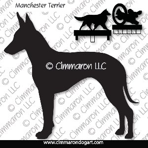 man-ter001ls - Manchester Terrier MACH Bars-Rosette Bars