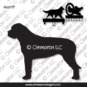 mastiff002ls - Mastiff Standing MACH Bars-Rosette Bars
