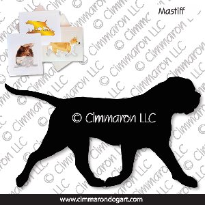 mastiff003n - Mastiff Gaiting Note Cards