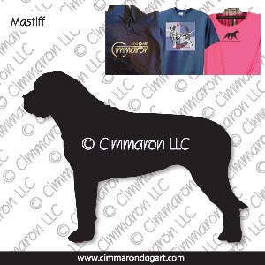 mastiff002t - Mastiff Standing Custom Shirts