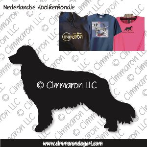 ned-kooi002t - Nederlandse Kooikerhondje Standing Custom Shirts