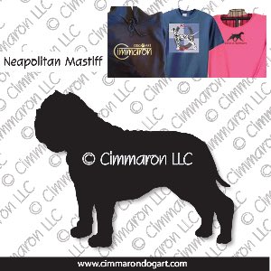 neap001t - Neapolitan Mastiff  Custom Shirts