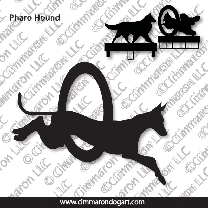 pharao003ls - Pharaoh Hound Agility MACH Bars-Rosette Bars