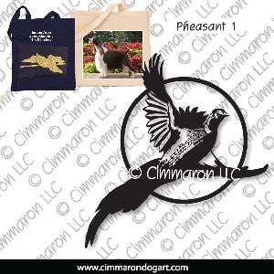 pheas001tote - Pheasant Tote Bag