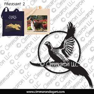 pheas002tote - Pheasant Flying Tote Bag
