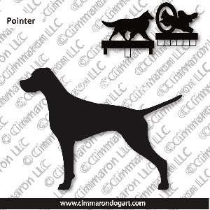 pointer002ls - Pointer Standing House and Welcome MACH Bars-Rosette Bars