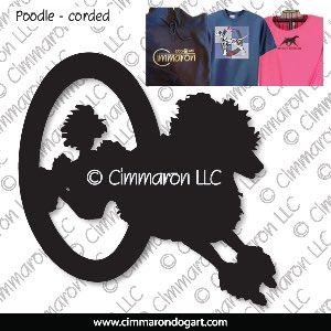 poodle012t - Poodle Corded Agility Custom Shirts