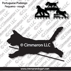 ppp004ls - Portuguese Podengo Pequeno Jumping MACH Bars-Rosette Bars