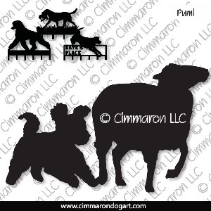 pumi012h - Pumi Herding Leash Rack