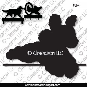 pumi009ls - Pumi Over the Jump MACH Bars-Rosette Bars