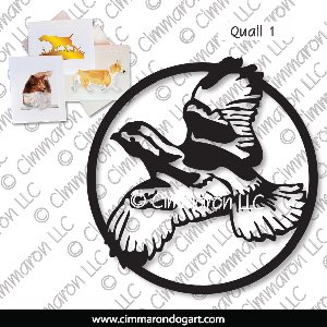 quail001n - Quail Note Cards