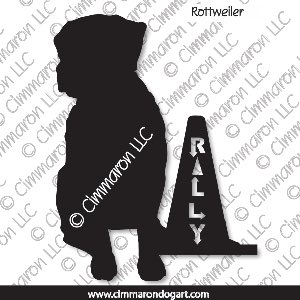 rot010d - Rottweiler Rally Decal