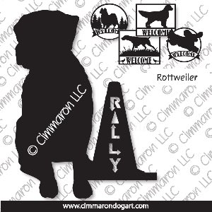 rot010s - Rottweiler Rally House and Welcome Sign