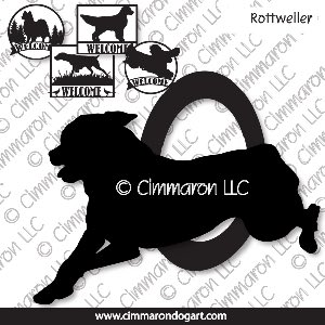 rot007s - Rottweiler Agility House and Welcome Sign