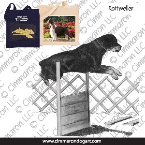 rot012tote - Rottweiler Obediene Tote Bag