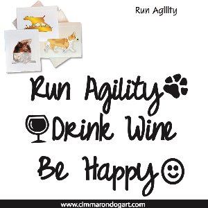 say001n - Agility Saying Note Cards