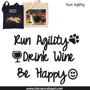 say001tote - Agility Saying Tote Bags