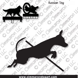 rus-toy008ls - Russian Toy (Smooth) Jumping MACH Bars-Rosette Bars