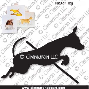 rus-toy008n - Russian Toy Smooth Jumping Note Cards