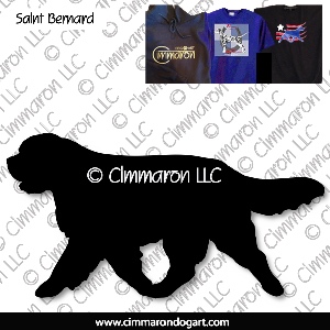 saint004t - Saint Bernard Moving Custom Shirts