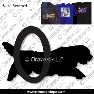 saint005t - Saint Bernard Agility Custom Shirts