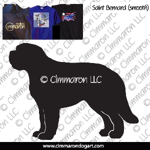 saint008t - Saint Bernard Smooth Custom Shirts