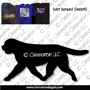 saint009t - Saint Bernard Smooth Gaiting Custom Shirts