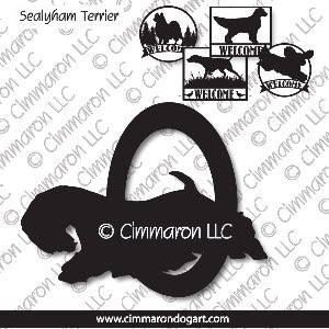 seal003s - Sealyham Terrier Agility House and Welcome Signs
