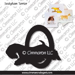 seal003n - Sealyham Terrier Agility Note Cards