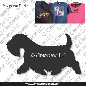 seal002t - Sealyham Terrier Gaiting Custom Shirts