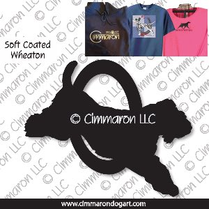 sc-wheaten004t - Soft Coated Wheaten Terrier Agility Custom Shirts