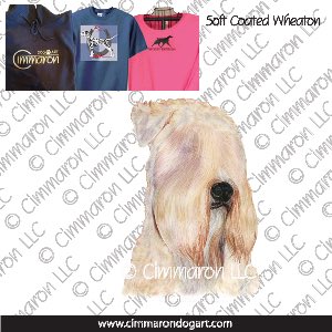 sc-wheaten006t - Soft Coated Wheaten Terrier Portrait Custom Shirts