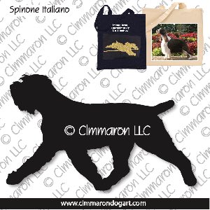 spinone003tote - Spinone Italiano Gaiting Tote Bag