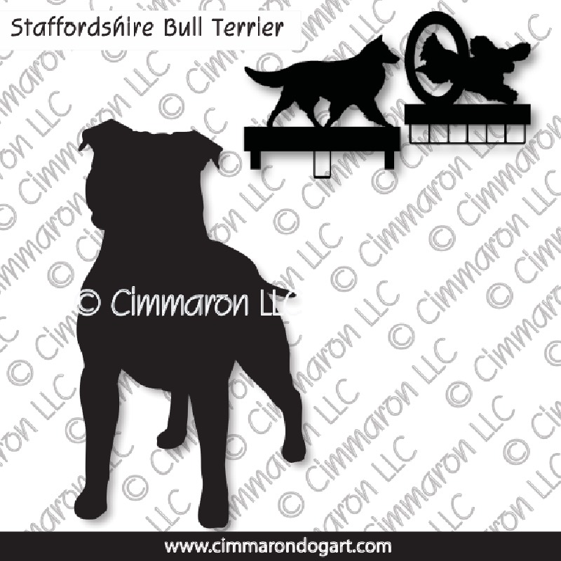 staf-bull001ls - Staffordshire Bull Terrier MACH Bars-Rosette Bars