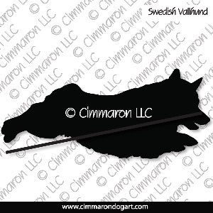 sw-vallbob004d - Swedish Vallhund Bob Tail Jumping Decal