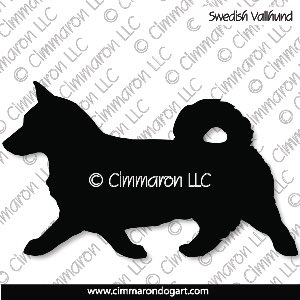 sw-vall006d - Swedish Vallhund Gaiting Decal