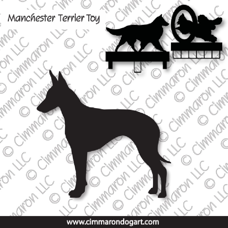 man-toy001ls - Manchester Terrier (toy) MACH Bars-Rosette Bars