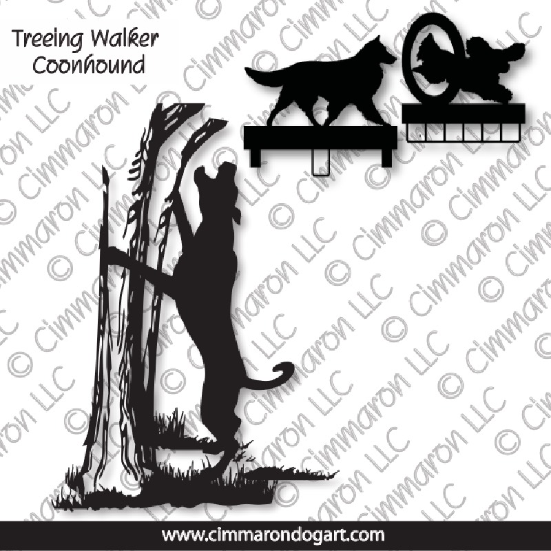 tree-walk005ls - Treeing Walker Coonhound Treeing MACH Bars-Rosette Bars